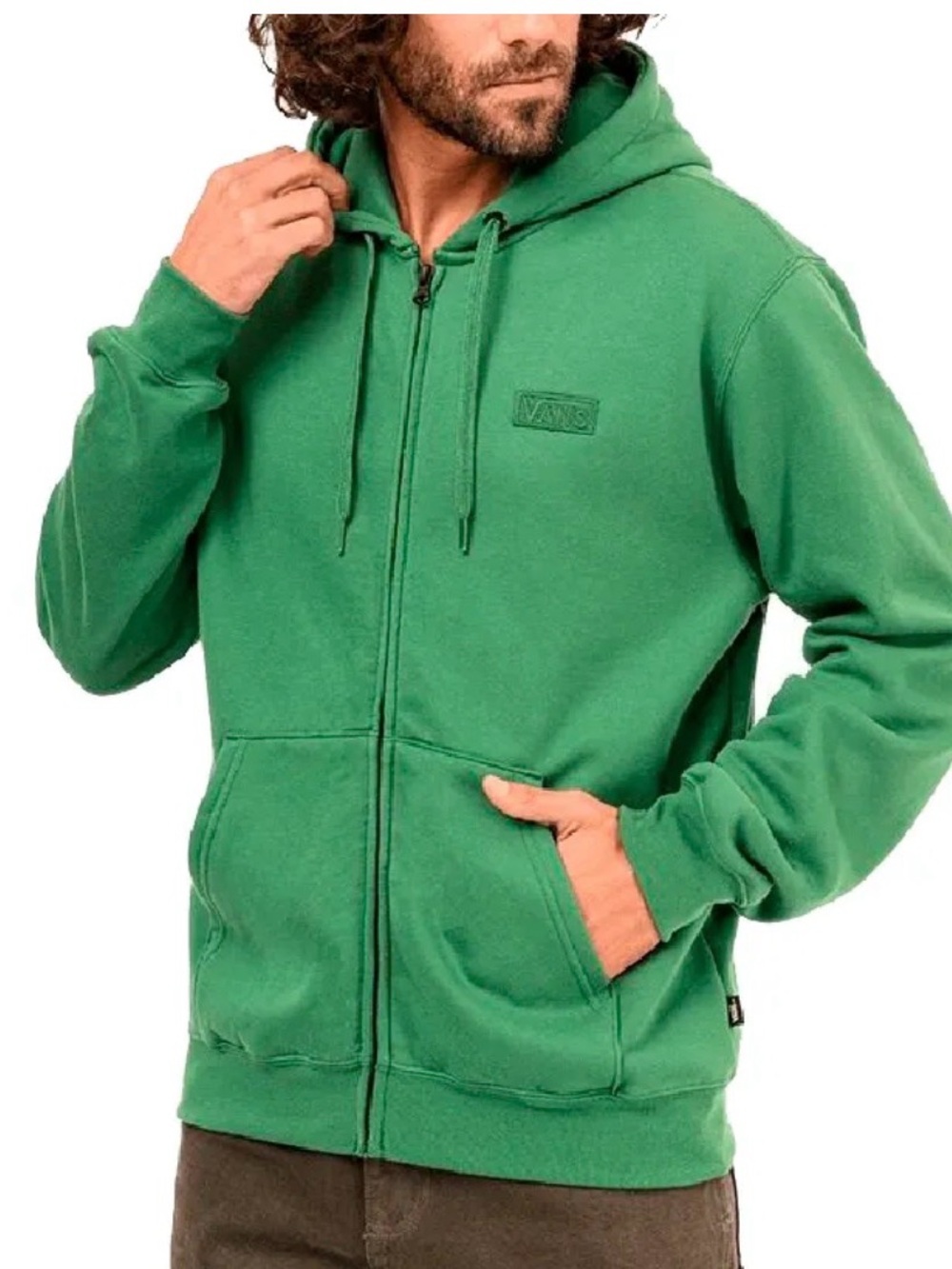 Vans Emerald Green Zip-Up Hoodie